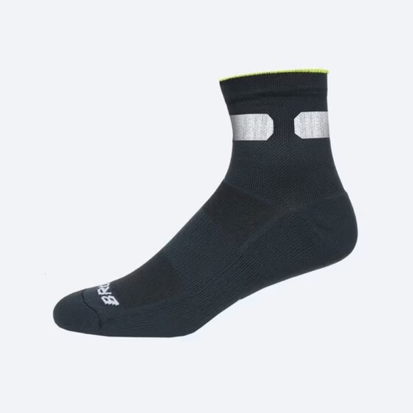 NWT Brooks Unisex Run Past Dark Socks - Picture 1 of 7